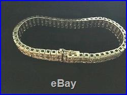 Silpada B1390 DOUBLE CZ Sterling Silver Tennis Bracelet. 925 Cubic Zirconia Rare