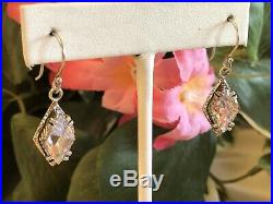 Silpada Marquise Cubic Zirconia Sterling Silver Earrings W1884 MINT IN BOX