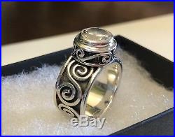 Silpada R1233 Bezel Set Cubic Zirconia & Sterling Silver Ring SZ 5 1/2