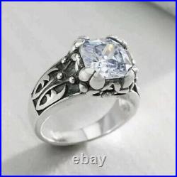 Silpada R3368 Blissful Thinking Cubic Zirconia Sterling Silver RingSize 6 NEW