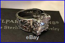Silpada Size 7 Uptown Cubic Zirconia Sterling Silver Ring R0981 MINT