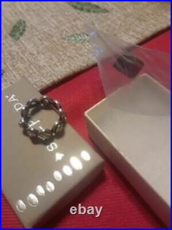 Silpada Sterling Silver Cubic Zirconia BRILLIANCE Eternity Ring R2807 size 9