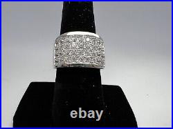 Silpada Sterling Silver R1405 Cubic Zirconia Cluster Statement Ring 925 Sz8