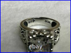 Silpada Sterling Silver Uptown Cubic SIZE 10 CZ Filigree Ring R0981 RARE HTF