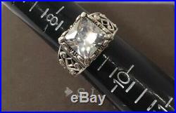 Silpada Uptown Cubic Zirconia Size 9 Sterling Silver Ring R0981 MINT