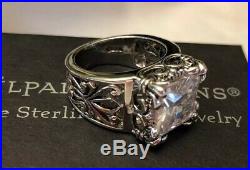 Silpada Uptown Cubic Zirconia Size 9 Sterling Silver Ring R0981 MINT