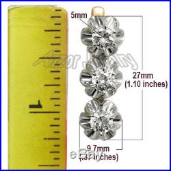 Silver Cubic Zirconia Russian style Svetafor Earrings #E1388