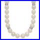 Sterling Silver 9-10mm White Near Round FWC Pearl Cubic Zirconia 18 Necklace