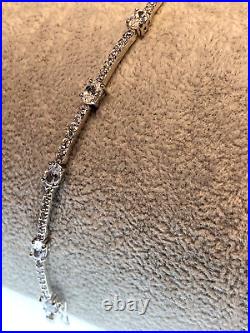 Sterling Silver 925 Bracelet Vincenza Cubic Zirconia 9.06g