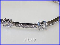 Sterling Silver 925 Bracelet Vincenza Cubic Zirconia 9.06g