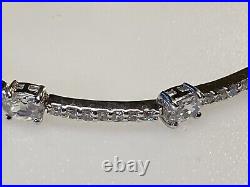 Sterling Silver 925 Bracelet Vincenza Cubic Zirconia 9.06g