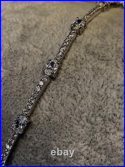 Sterling Silver 925 Bracelet Vincenza Cubic Zirconia 9.06g