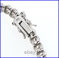 Sterling Silver (925) Cubic Zirconia 18.5cm Tennis BRACELET