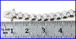 Sterling Silver (925) Cubic Zirconia 18.5cm Tennis BRACELET