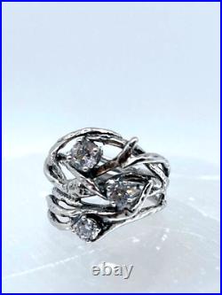 Sterling Silver 925 Cubic Zirconia Ring Size 7