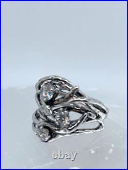Sterling Silver 925 Cubic Zirconia Ring Size 7