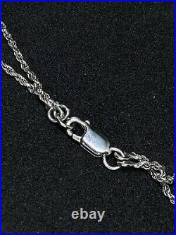 Sterling Silver Blue Cubic Zirconia Bib Necklace