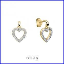 Sterling Silver Clear Cubic Zirconia Earrings E6398