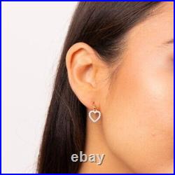 Sterling Silver Clear Cubic Zirconia Earrings E6398