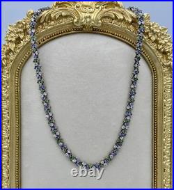 Sterling Silver Cubic Zircon Necklace, Bracelet, Ring, Earrings Set