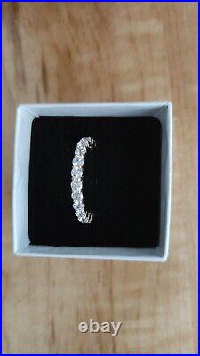 Sterling Silver Cubic Zirconia Band