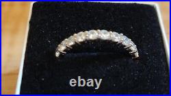 Sterling Silver Cubic Zirconia Band