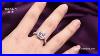 Sterling Silver Cubic Zirconia Engagement Rings For Women Tonglin Jewelry