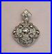 Sterling Silver & Cubic Zirconia Pendant ESPO 925 1.5 Inches Long
