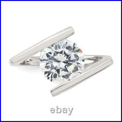 Sterling Silver Cubic Zirconia Ring Size 7