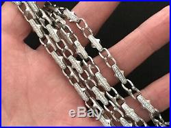 Sterling Silver Icejewlz Cubic Zirconia Chain. 36 inch