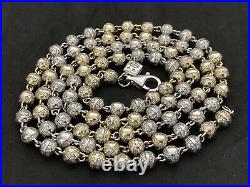 Sterling Silver Icejewlz Cubic Zirconia Chain. 36 inch