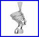 Sterling Silver Queen Nefertiti Stone Set Pendant with Cubic Zirconia