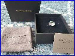 Stunning Bottega Veneta 10.49 carat Round Cubic Zirconia Sterling Silver Ring 5