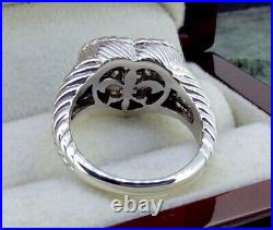 Stunning Judith Ripka Sterling Silver 925 Qvc Diamonique Cz Heart Ring Size S