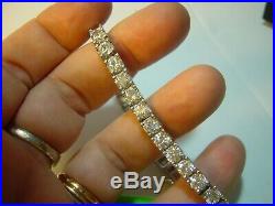 Superb Incredible Sparkly Large Cubics Bracelet-amazing Quality 8-triple Graded