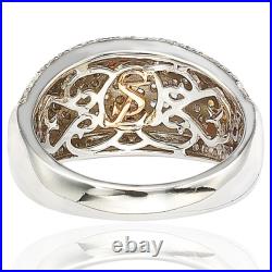 Suzy Levian Sterling Silver Cubic Zirconia Exotic Ring