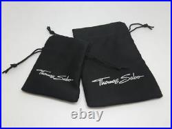Thomas Sabo CR566-051-14 Sterling Silver Cubic Zirconia Hoop Huggie Earrings