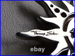 Thomas Sabo Genuine 925 Sterling Silver Large 6cm Cubic Zirconia Sun pendant NEW