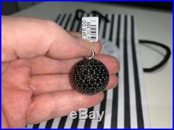 Thomas Sabo Large Black Cubic Zirconia Pave Disco Glitter Ball Pendant £319