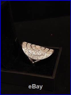 Thomas Sabo Sterling Silver Milky Quartz/Cubic Zirconia Ring Size N
