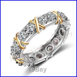 Victoria Wieck Design 925 Sterling Silver AAA Cubic Zirconia Band Ring Fine