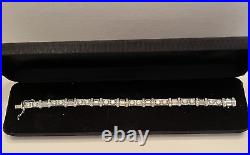 Victoria Wieck Sterling Silver Cubic Zirconia Tennis Bracelet 8 inches