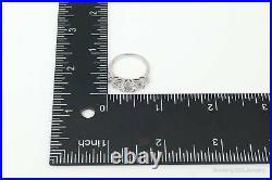 Vintage Designer STAUER Cubic Zirconia Sterling Silver Ring Size 6