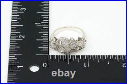 Vintage JOSEPH ESPOSITO ESPO Cubic Zirconia Sterling Silver Ring Size 9