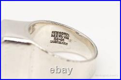 Vintage Mexico Cerro Blanco RARE Cubic Zirconia Sterling Silver Ring Size 6.75