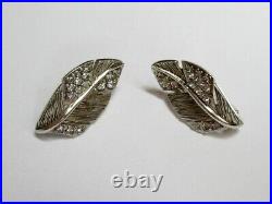 Vintage Russian Earrings Sterling Silver 925 Cubic Zirconia, Women's Jewelry