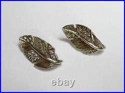 Vintage Russian Earrings Sterling Silver 925 Cubic Zirconia, Women's Jewelry