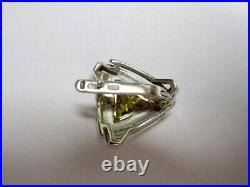 Vintage Russian Earrings Sterling Silver 925 Cubic Zirconia, Women's Jewelry