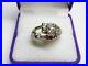 Vintage Russian Sterling Silver 925 Ring Cubic Zirconia, Women's Jewelry 7.75