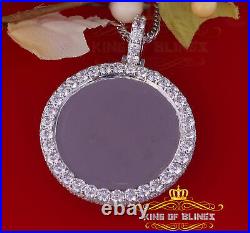 White 925 Sterling Silver Charming Necklace Pendant with12.00ct Cubic Zirconia